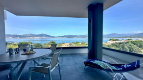 Appartement vue mer panoramique & plage à pied Porticcio